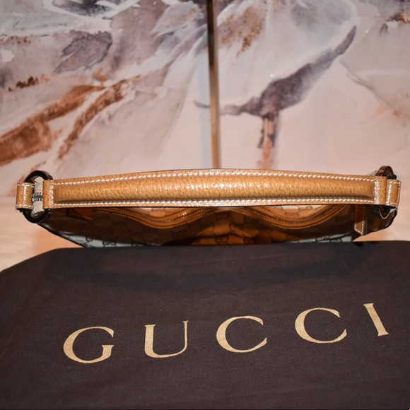 Gucci Leather/Canvas Hobo Bag - Picture 3 of 13